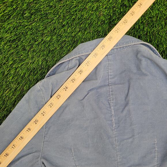 Vintage LEVIS Corduroy Coat Jacket Womens 2XS/XS 15x26 Blue - Picture 3 of 14